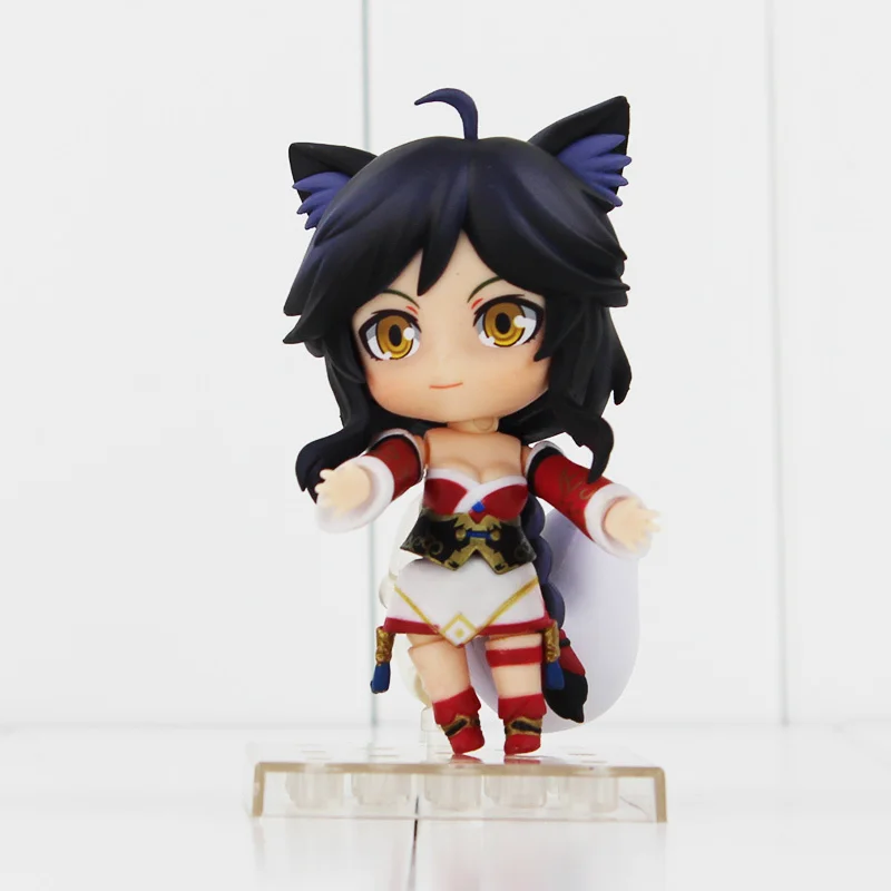 " 10 см Аниме Nendoroid Ahri 411 ПВХ фигурка игрушка кукла коллекция