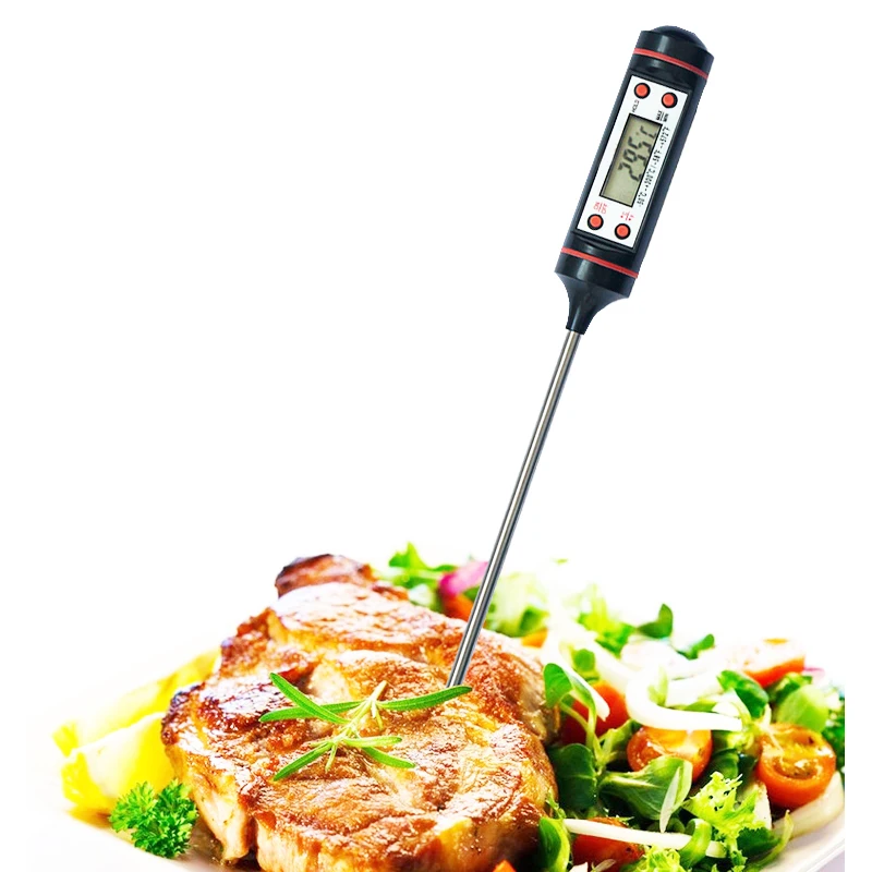 Цифровой кухонный термометр для мяса, воды, молока, приготовления пищи, зонд для барбекю, электронный термометр для духовки, кухонные инструменты
