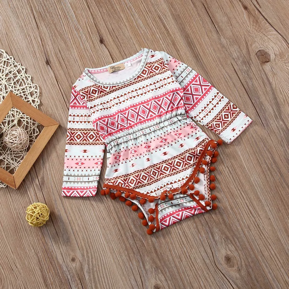 Новинка 2017 года Летний комбинезон в полоску с длинными рукавами для маленьких