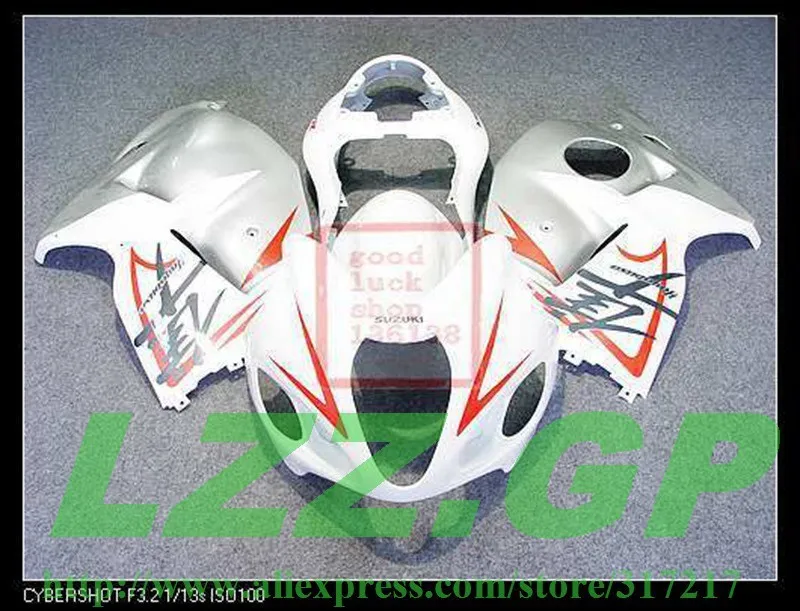 

Injection For SUZUKI Hayabsa GSXR1300 GSX-R1300 GSXR 1300 96 97 98 99 00 01 02 03 04 05 06 07 White Red J325 Fairing