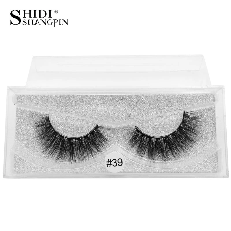 50 pairs W39S LANJINGLIN,, 50 пар, DHL, натуральные длинные накладные ресницы, бесплатно, 3d норковые ресницы для макияжа, накладные ресницы для наращивания - Цвет: 50 pairs W39S