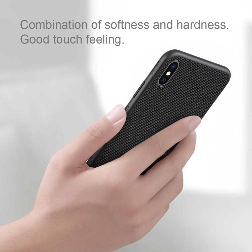 Nillkin нейлоновый чехол для iPhone Xs TPU + PC задняя крышка iphone X прочный нескользящий