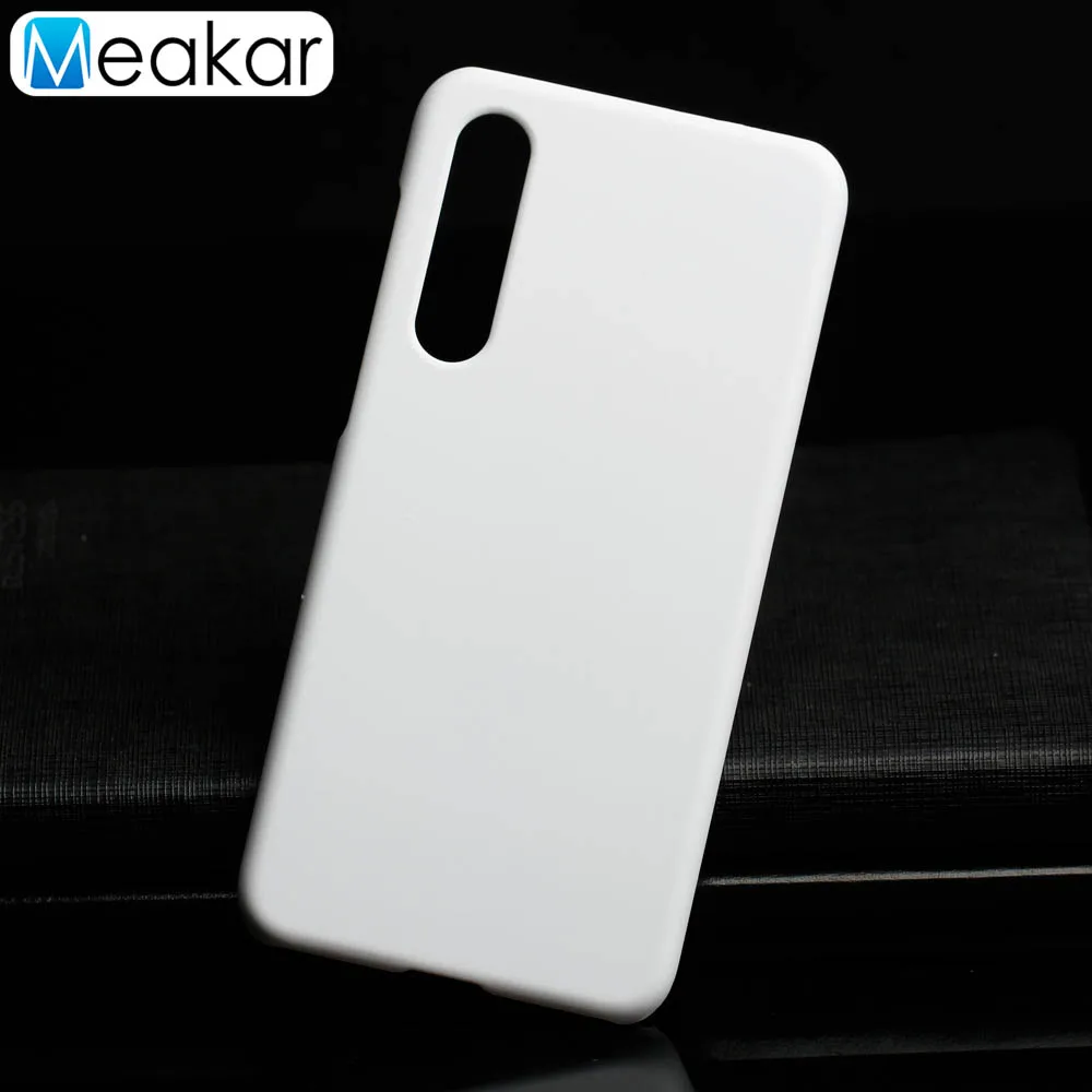 Матовая Пластик Coque 5.97For Xiaomi mi 9 SE чехол для Xiaomi mi 9 mi 9 SE 9Se mi 9se телефона чехол-лента на заднюю панель - Цвет: White