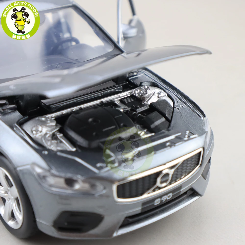 1/32 JACKIEKIM Volvo S90 литая модель автомобиля игрушки для детей Подарки для мальчиков девочек звуковое освещение