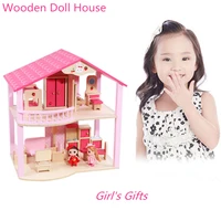 miniature dollhouse furniture toy for children kids christmas birthday gifts pretend play furniture toys wooden doll house model