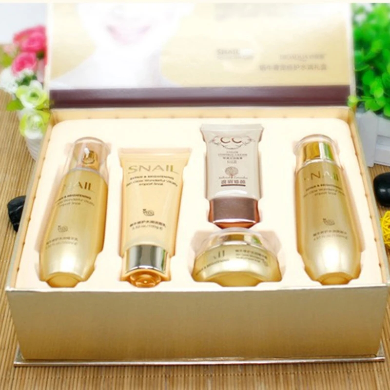 Улиточная эссенция увлажняющий отбеливающий набор для ухода за кожей крем лица BB