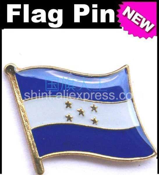 

Lapel Pins Honduras Flag Pins All Over The World Badge Emblem Country State Pins