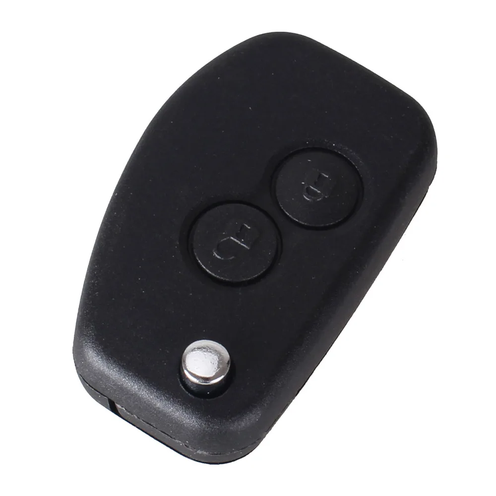 KEYYOU 10X2 Кнопка модифицированный ключ оболочка для Renault Dacia модус Duster Clio Espace откидной Складной Дистанционный Ключ заготовка Автомобильный ключ