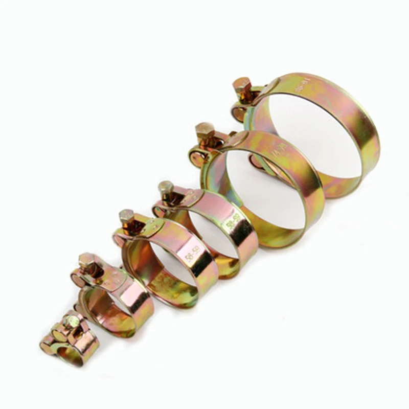 2 шт гальванизация укрепить шланг зажим круговой трубы воздуха воды трубки