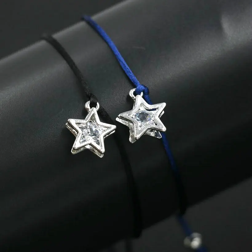 2 предмета/1 комплект прекрасный серебряный Цвет с украшением в виде кристаллов