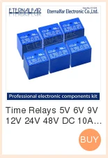 Реле времени SRD-05VDC-SL-C 5 V 6 V 9 V 12 V 24 V 48 V DC 10A 125 V 250 V AC SPDT NO Typc-4PIN SPDT B-M Typc C 5PIN PCB T73