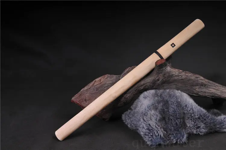 Дамасский складной меч из белой древесины лезвие стали ручной работы японский