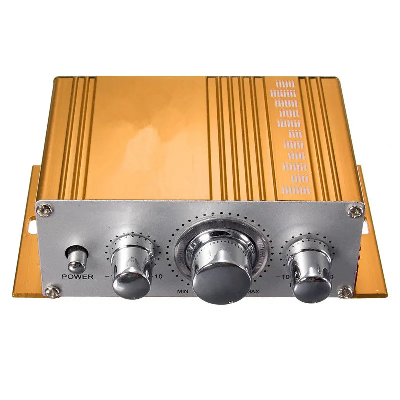 12 В Лидер продаж мини Hi-Fi стерео усилитель аудио MP3 авто 2 канала DVD Динамик для