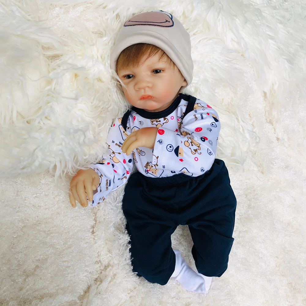 

OtardDolls Bebe Baby Reborn Doll 20inch 50cm Silicone Vinyl Bebe Reborn Dolls Adorable Lifelike Toddler For Gift Fast Shipping