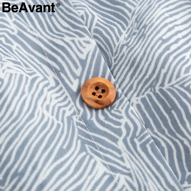 BeAvant, элегантное женское летнее платье с открытыми плечами, с оборками, богемное, с принтом, длинное платье, с высокой талией, с поясом, на пуговицах, женские платья