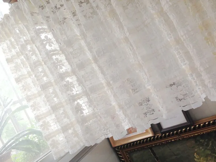 Бесплатная доставка пасторальная красивая мягкая кружевная кофейная короткая