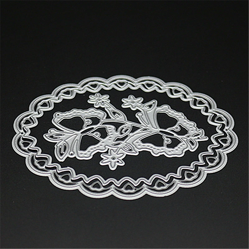 

AZSG flower and butterfly Cutting Dies for DIY Scrapbooking dies Decoretive Embossing Stencial DIY Decoative Cards die cutter
