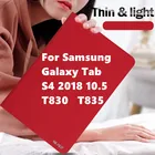 Чехол для Samsung Galaxy Tab S4 2018 10,5 дюймов SM T830 T835 кожаный Умный Магнитный трехслойный чехол-подставка для Samsung Galaxy S4 10,5