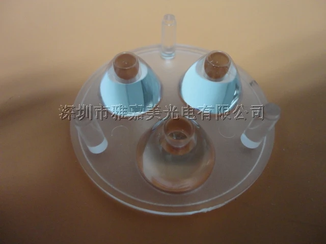 Линза CREE с диаметром 50 мм и гладкой поверхностью светодиодные линзы 10 15 20