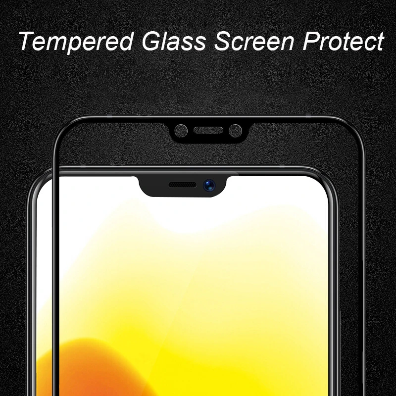 Твердость 9H Защитная стеклянная пленка для Vivo Y81 Y85 экрана телефона полное