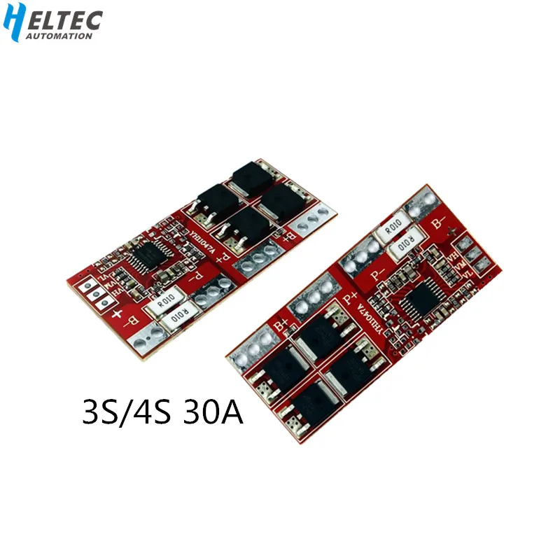 

3S 30A/4S 30A Lithium Battery Protection Board /3S/4S BMS Board high current No activation Automatic Recovery 14.8V 16.8V
