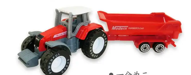 Новая модель автомобиля из сплава в коробке такси фермер автомобиль трактор