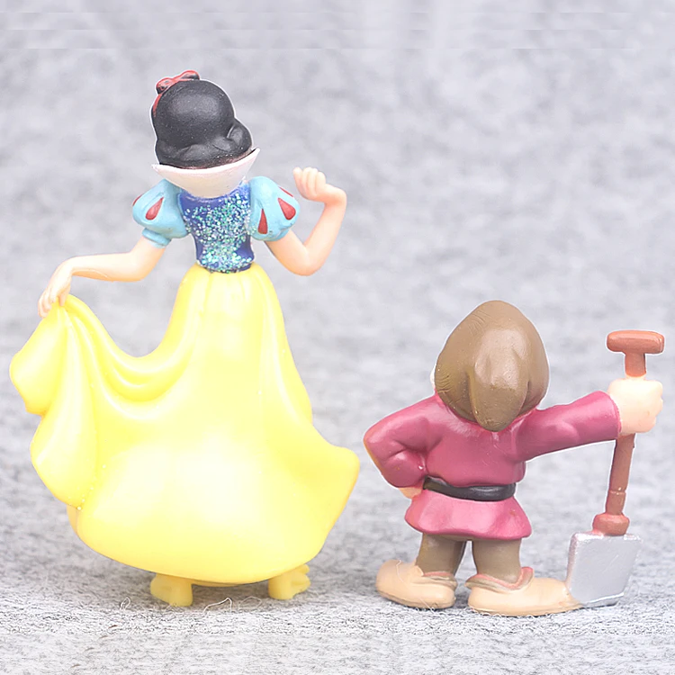 Игрушки Disney 8 шт./компл. 5 10 см семь гномов и Принцесса Белоснежка ПВХ экшн фигурка