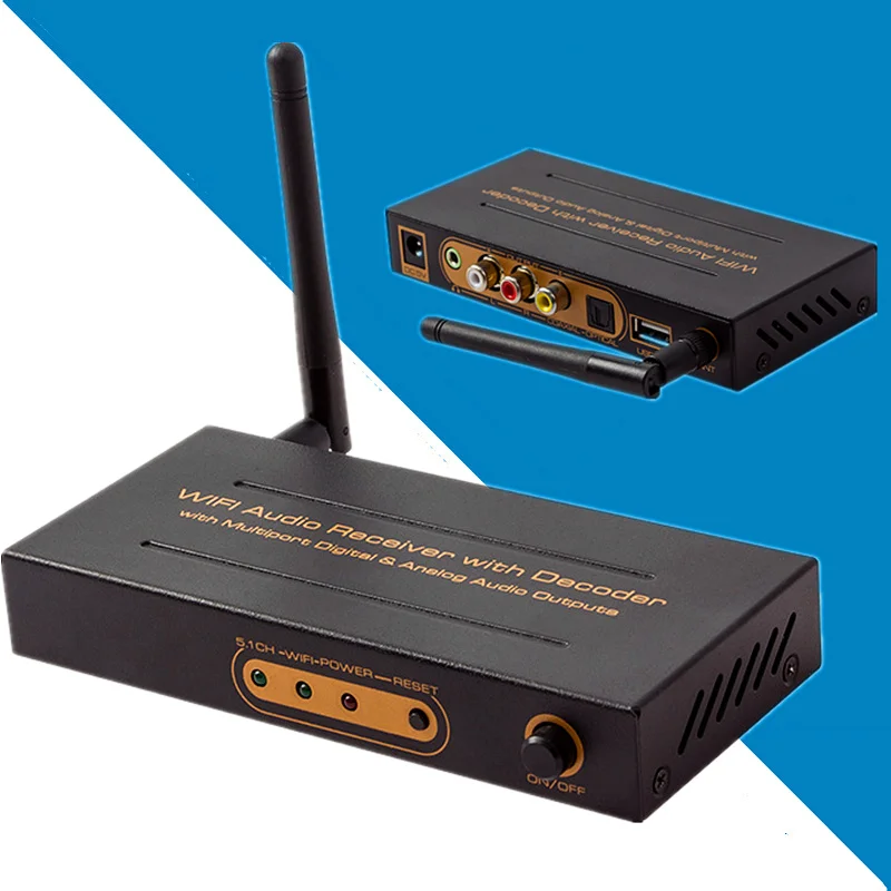 Новый EZCAST 5.1CH Wi Fi Аудио Приемник с Deocder Hifi Wireless Music Box Поддержка