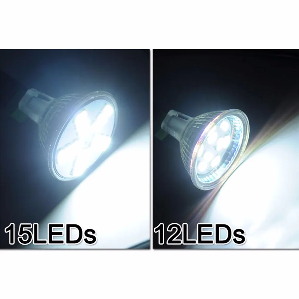 MR11 Светодиодный прожектор DC 12 В 3 Вт 5 5730 SMD Светодиодная лампа Энергосберегающая