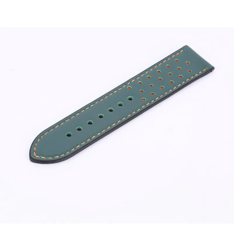 Ремешок кожаный для наручных часов быстросъемный регулируемый браслет с пряжкой