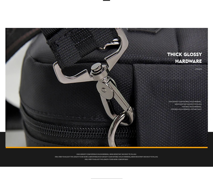 Фирменный высококачественный деловой мужской портфель 15,6 дюймов, сумка для ноутбука, Повседневная сумка-мессенджер на плечо, Офисная мужская сумка, модная