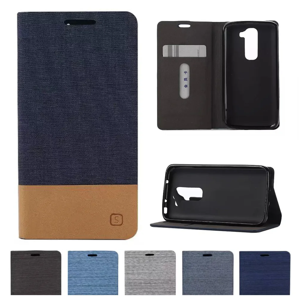 Джинсовый чехол книжка для LG G2 mini D620 D618 D625 D620R D620K кожаный телефона G 2 G2mini|Бамперы| |