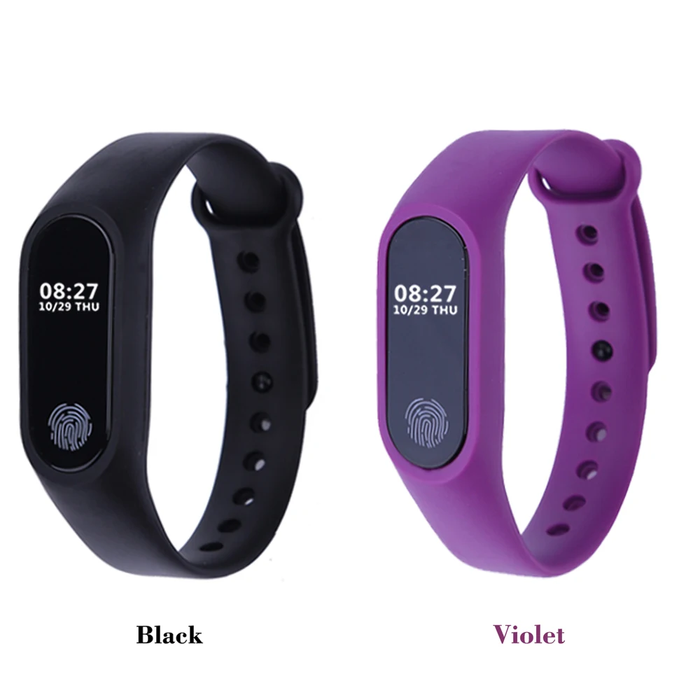 2 шт. Smart Band M2 Bluetooth браслет монитор сердечного ритма Smartband Фитнес трекер Шагомер