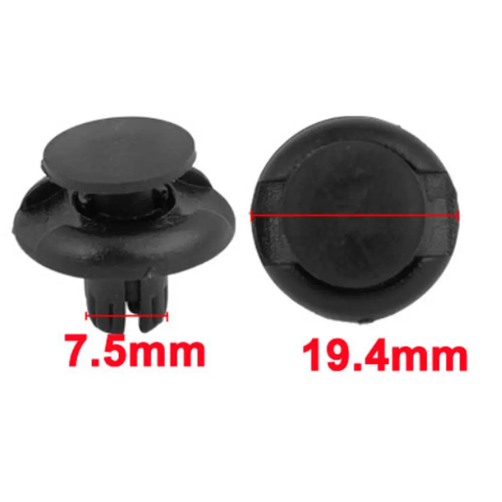 

EE support 100 Bumper Fender Hood Moulding Side 7.5mm Grille Retainer Clips Fasteners Sales XY01