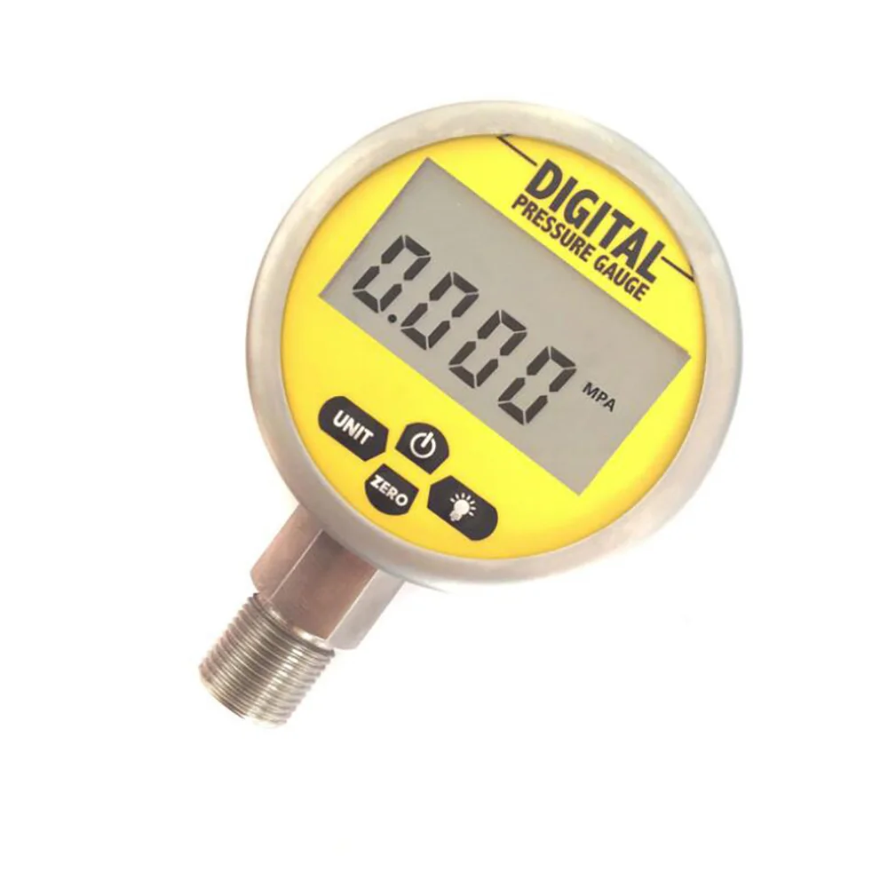 MEOKON 0 60Mpa(8700psi) G1/4 0.25% точность на батарейках цифровой манометр ЖК дисплей 4 единицы