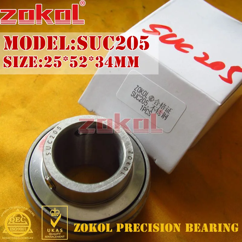 Флейта UC205(SUC205) 90505 из нержавеющей стали шариковый подшипник 25*52*34 мм |