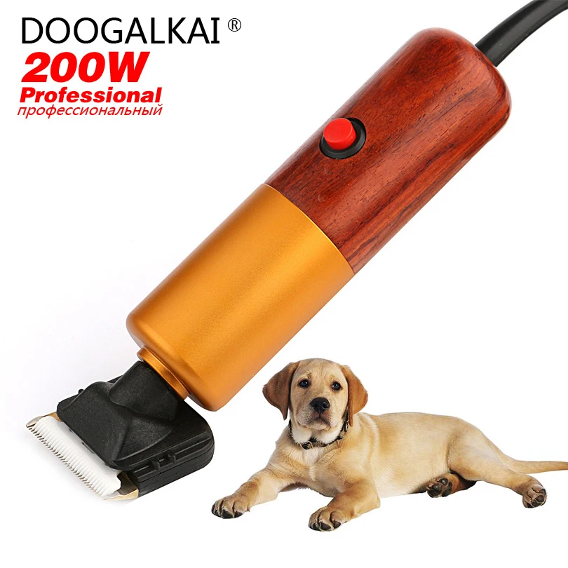 Dog/Pet Clipper Kit for Touch ups Between Professional Groomings 200W Stepless Speed Regulation  with Electric Trimmer Blades