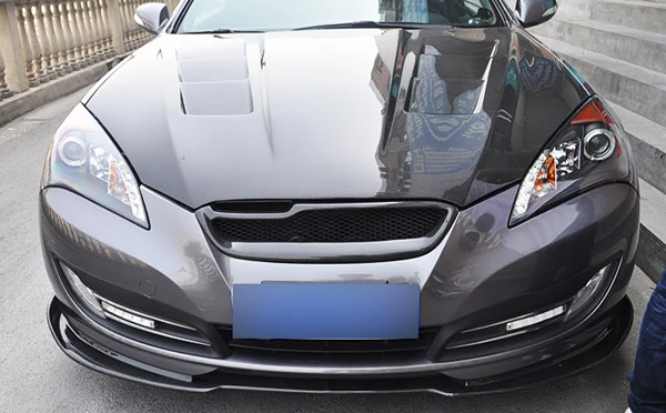 For HYUNDAI Rohens Genesis Coupe LED Head Lamp Angel Eyes 2009 20102011 2012 Year Headlights Amber Reflector