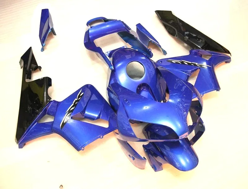 

H-100% blue black fairing kits for CBR600RR 03 04 F5 CBR 600RR 03-04 CBR600 RR 2003 2004 red white black fairings