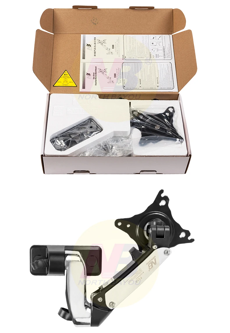 NB F300 5-10 кг Алюминиевый Газовый пружинный монитор полное движение 2 руки ТВ настенный кронштейн ЖК 30-4" тв крепление монитор держатель светодиодная подставка