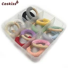 Деревянный Прорезыватель для зубов, 12 шт., 5 см (1,97 дюйма)