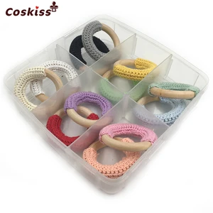 Деревянный Прорезыватель для зубов, 12 шт., 5 см (1,97 дюйма)