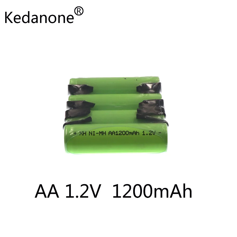 Аккумуляторная батарея Kedanone AA 2 шт. 1 В 1200 мАч Ni MH 14430 со сварной никелевой