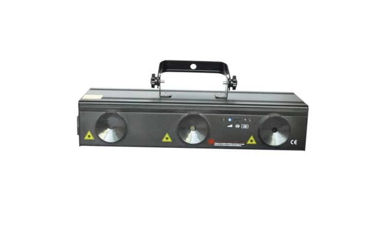 DMX512 3 линзы луча RGB DJ диско лазерсветильник сценическое шоу DMX 730 мВт для dj