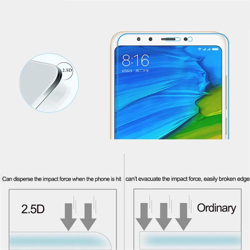 Закаленное стекло для xiaomi redmi note 5 Защита экрана xiomi 4x защитное на 6 pro 4a plus