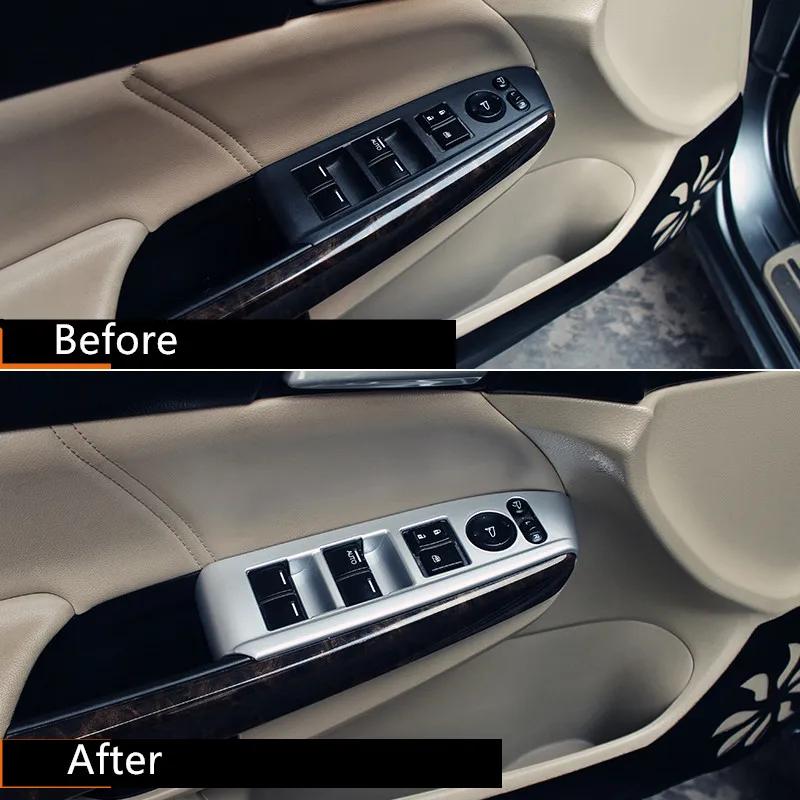 Очки/окна переключатель кнопки подлокотник Крышка для Honda Accord 8th Gen 2008 09 10 11 12 2013