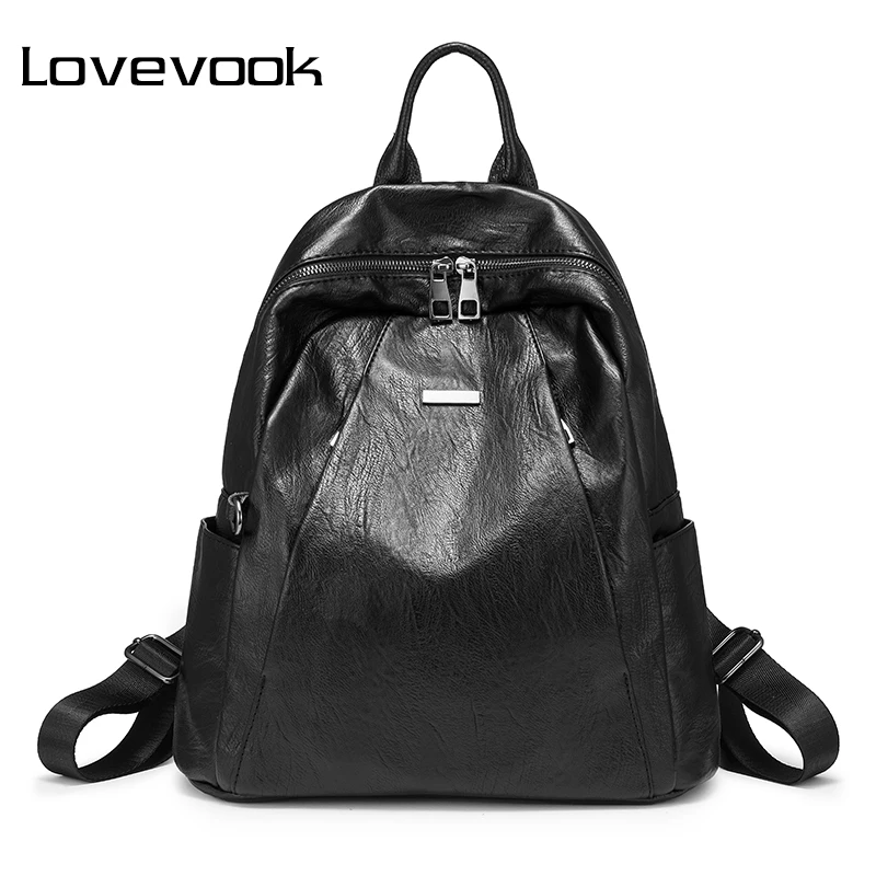 LOVEVOOK рюкзак женский витажный школьный портфель для девочек подростков большие