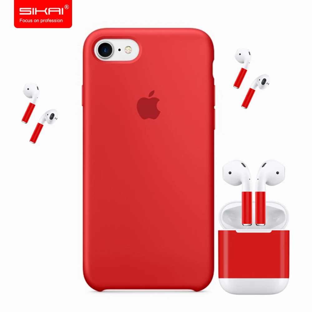 Для airpods Protector кожи Стикеры для Apple Зарядное устройство Дело зарядки коробка