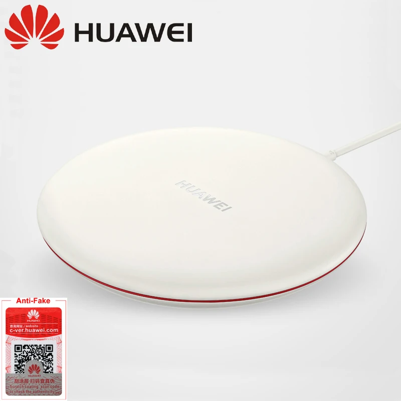 

Оригинальное Быстрое беспроводное зарядное устройство HUAWEI CP60 QI Max 15 Вт, подходит для iphone Xs Max/XR/X/Huawei Mate20 Pro/RS Galaxy S9, быстрое зарядное устройств...