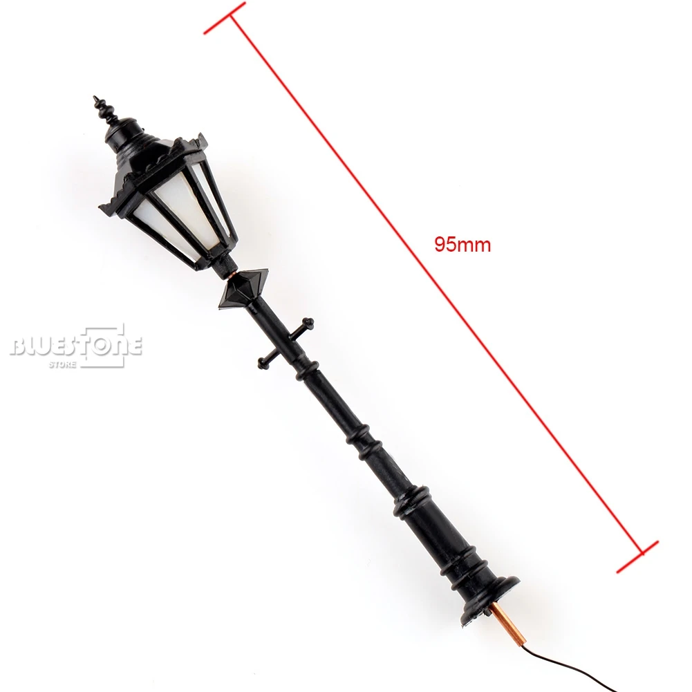 8 шт. светодиодный светильник для рельсовой дороги масштаб 1:25 антикварная модель